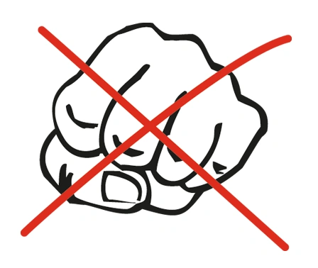 Schlagen Verbote leichte Sprache 